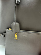 Saint Laurent Shopper Tote Leather Large