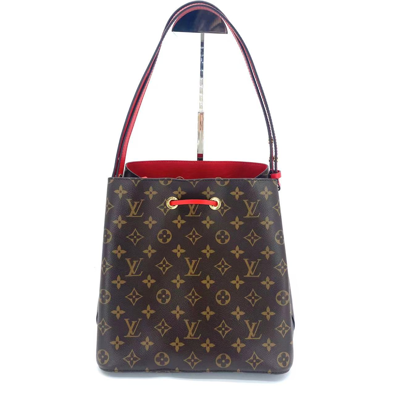 Monogram Neonoe MM Coquelicot Red String