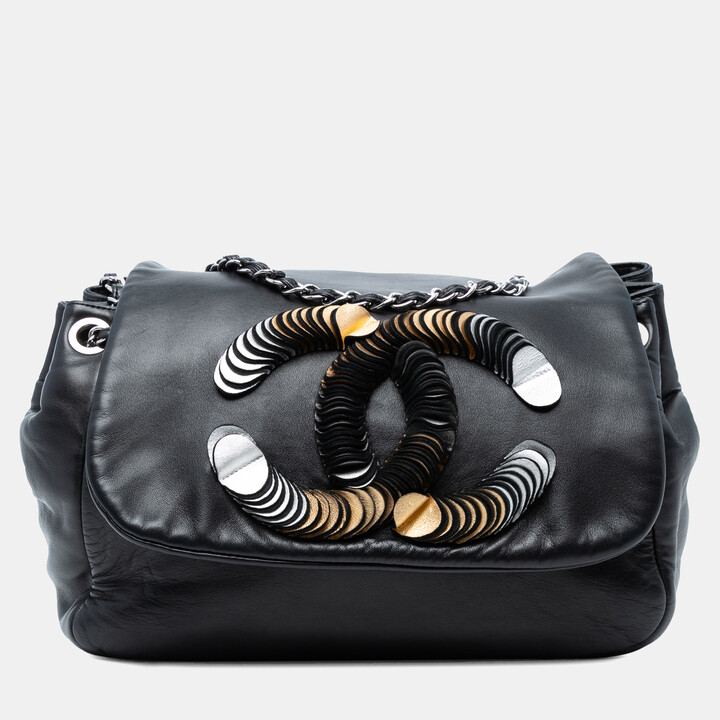 CC Disc Accordion Flap Bag Twins