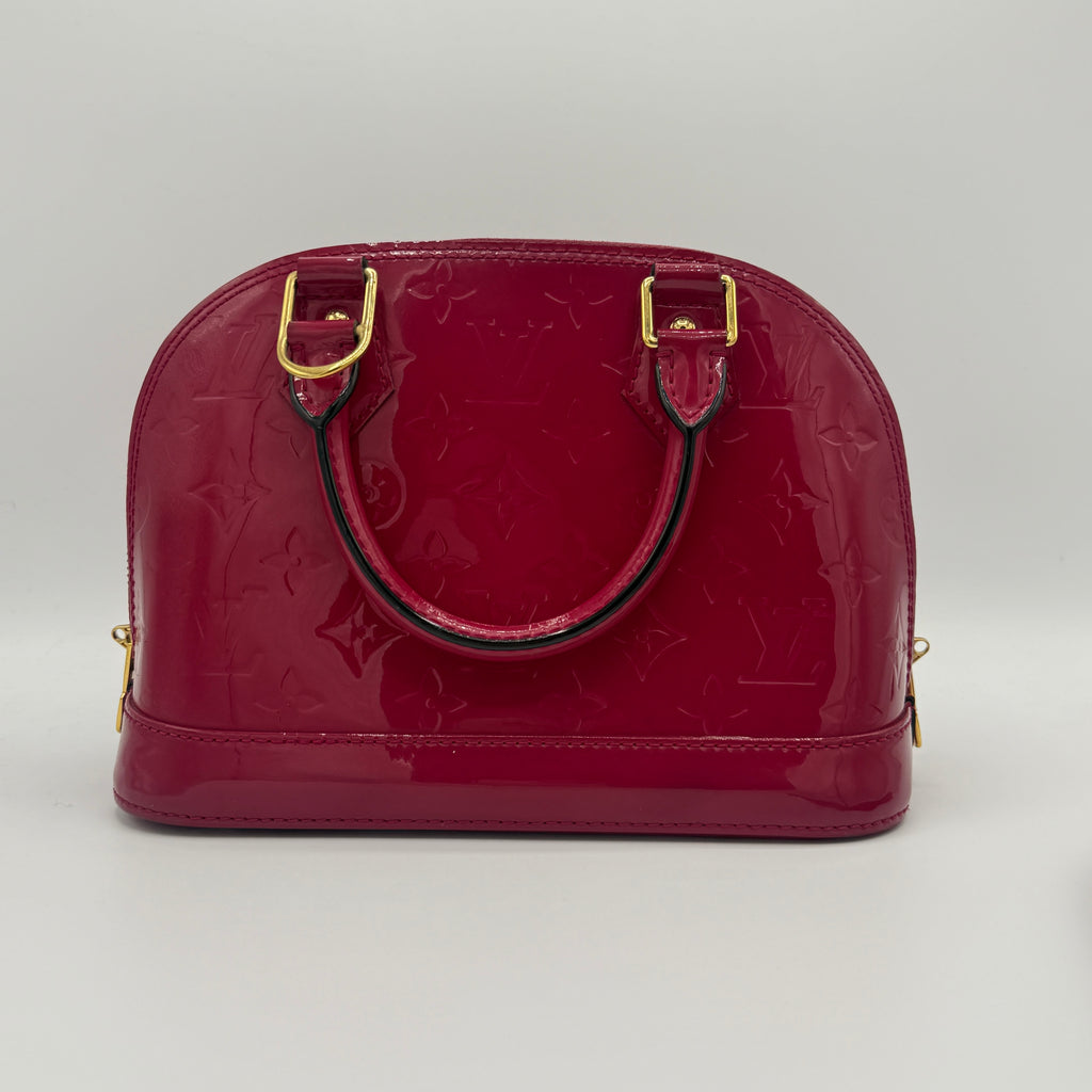 Alma Handbag Monogram Vernis BB