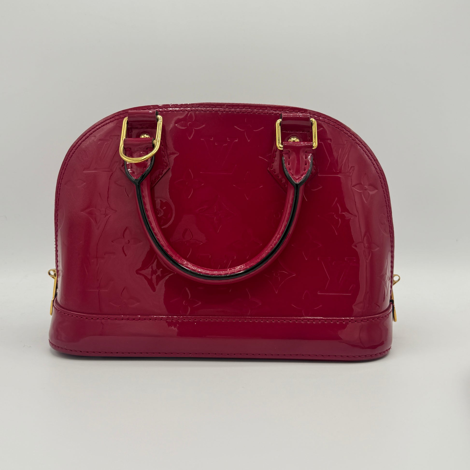 Alma Handbag Monogram Vernis BB