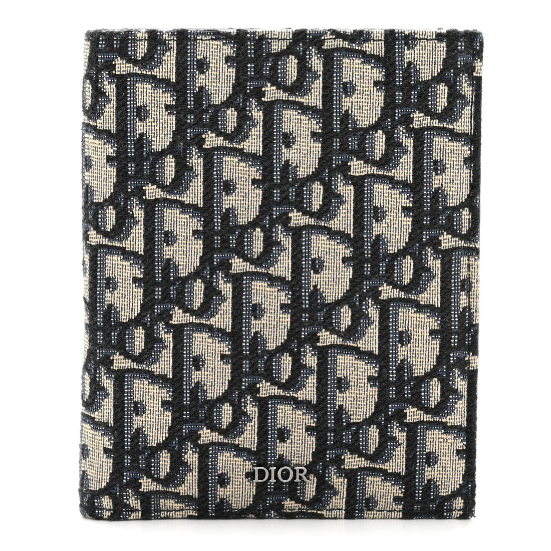 Christian Dior Oblique Passport Holder Blue Twins LDJ6787
