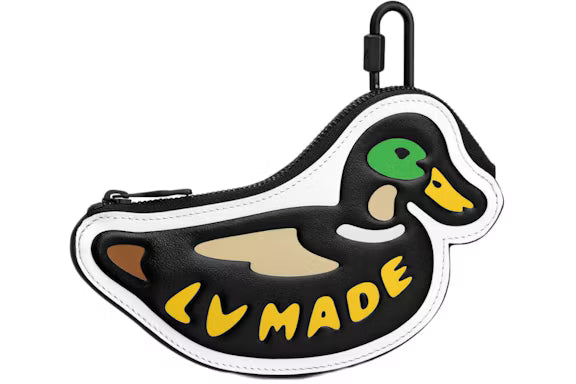 A GIANT DAMIER ÉBÈNE CANVAS DUCK COIN CARD HOLDER LOUIS VUITTON x NIGO, 2020 twins LDJ6802