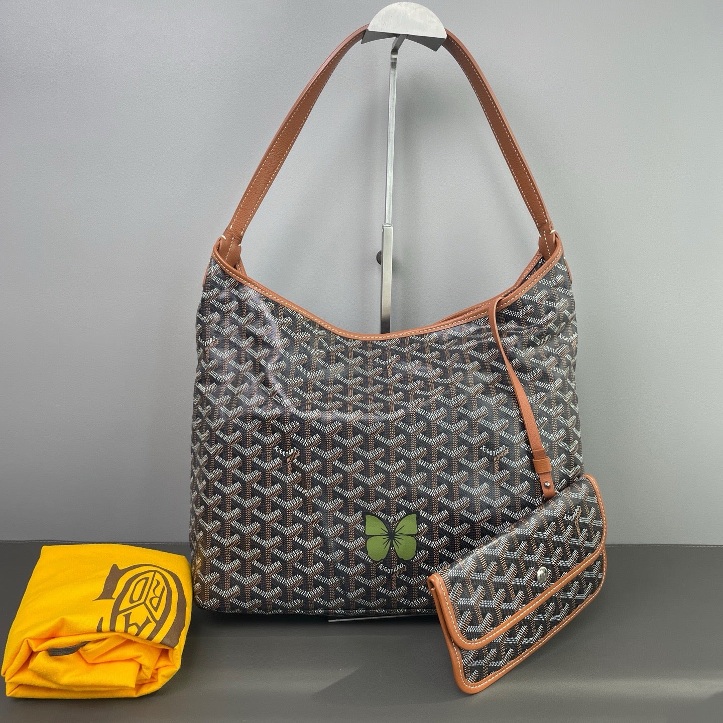 Goyard Boheme Hobo Coated Canvas Twins LDJ3177