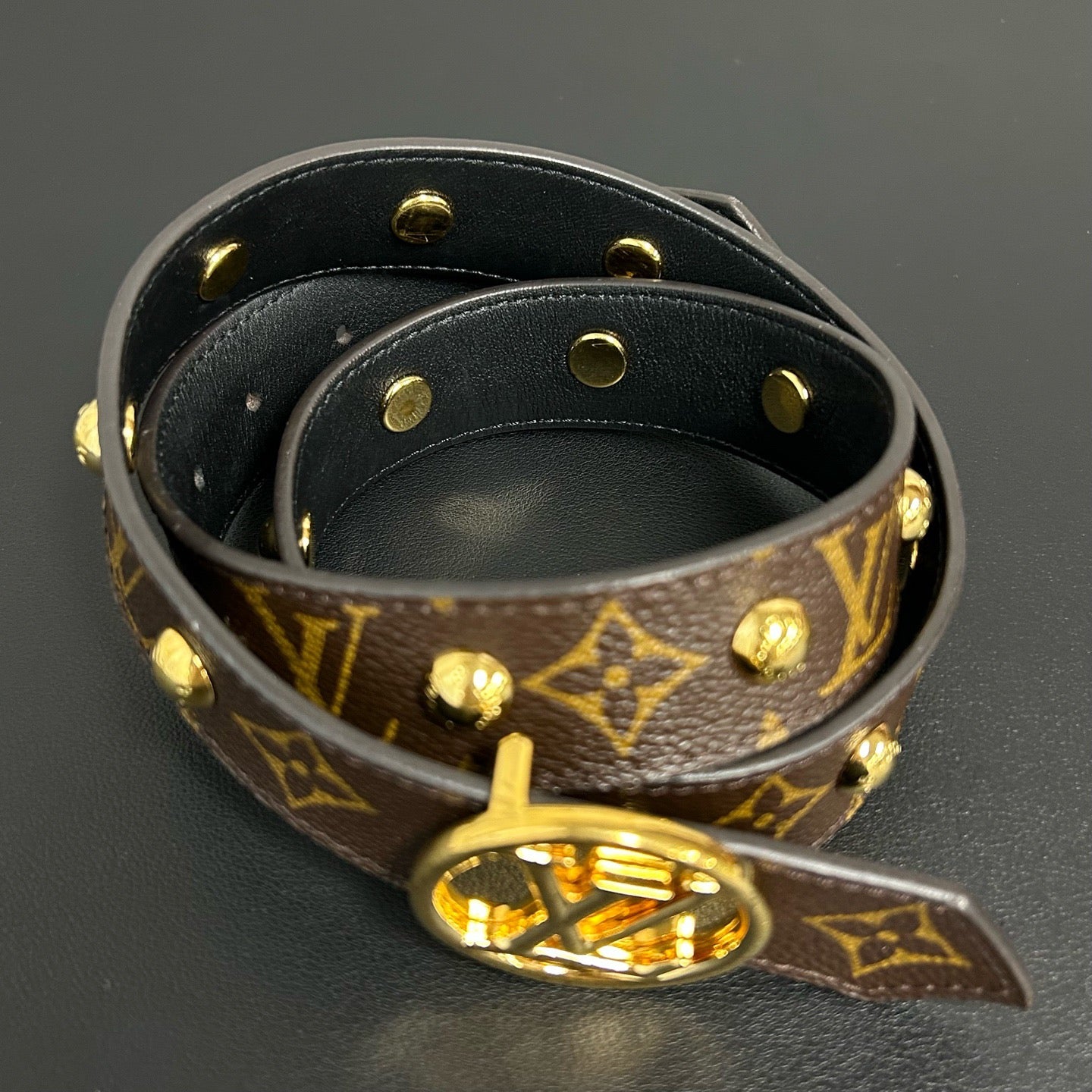 LV Circle Reversible Belt Monogram Canvas and Leather MediumTwins LDJ4335