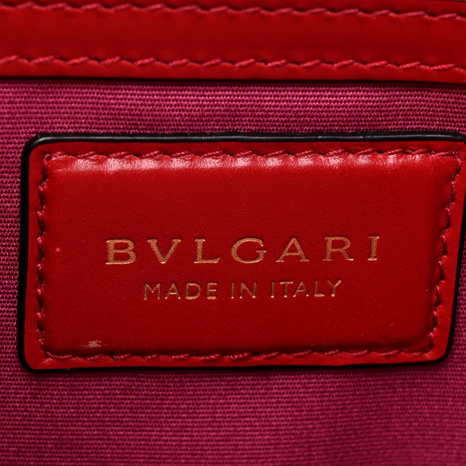 Calfskin Serpenti Forever Shoulder Bag Red - twins