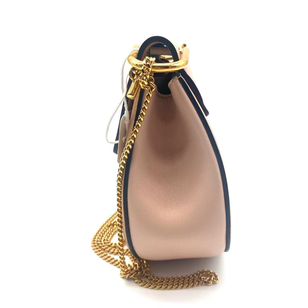 Suede and Leather Medium Drew Bag