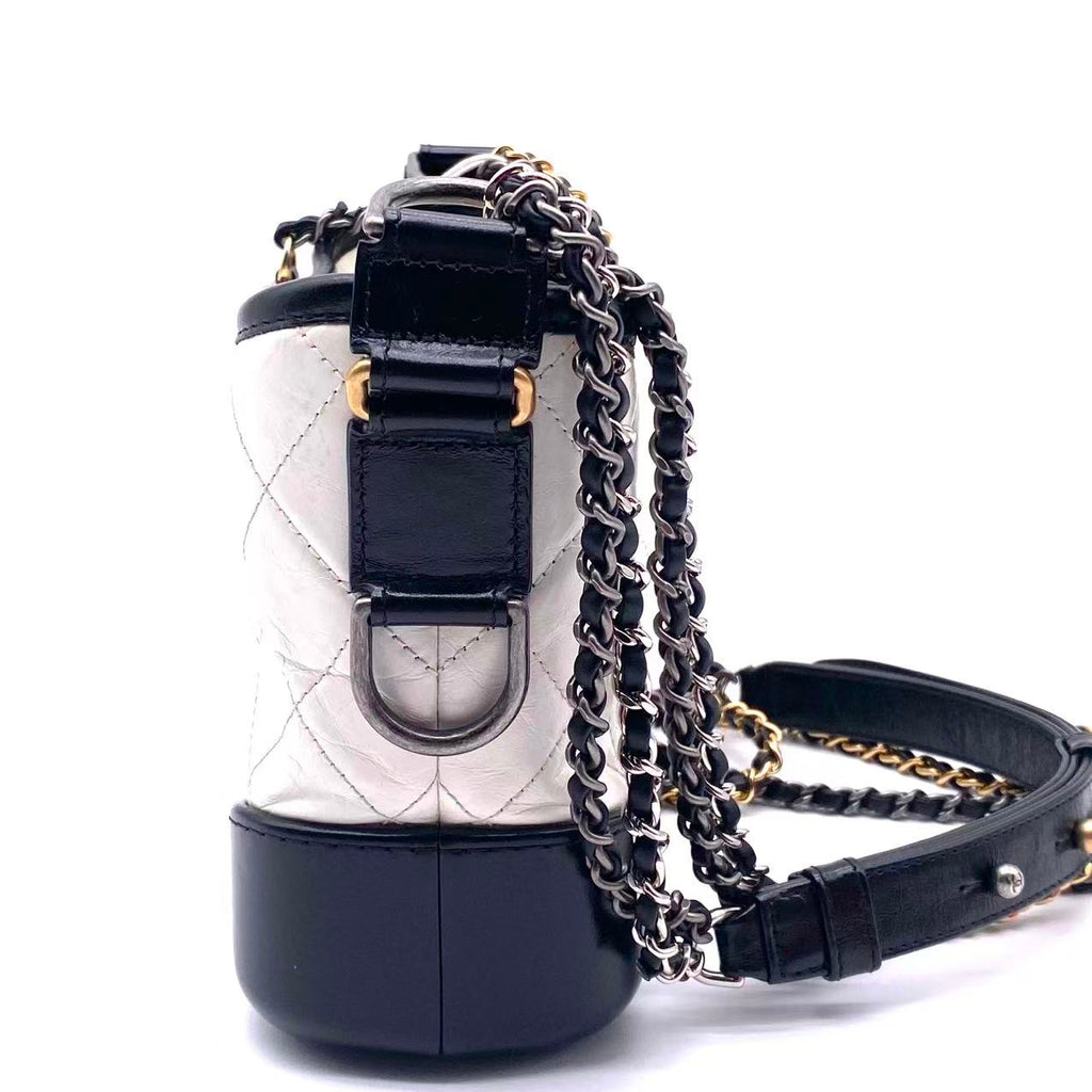 Gabrielle Hobo Quilted Aged Calfskin Small