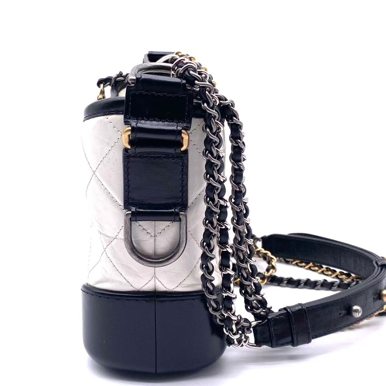 Gabrielle Hobo Quilted Aged Calfskin Small