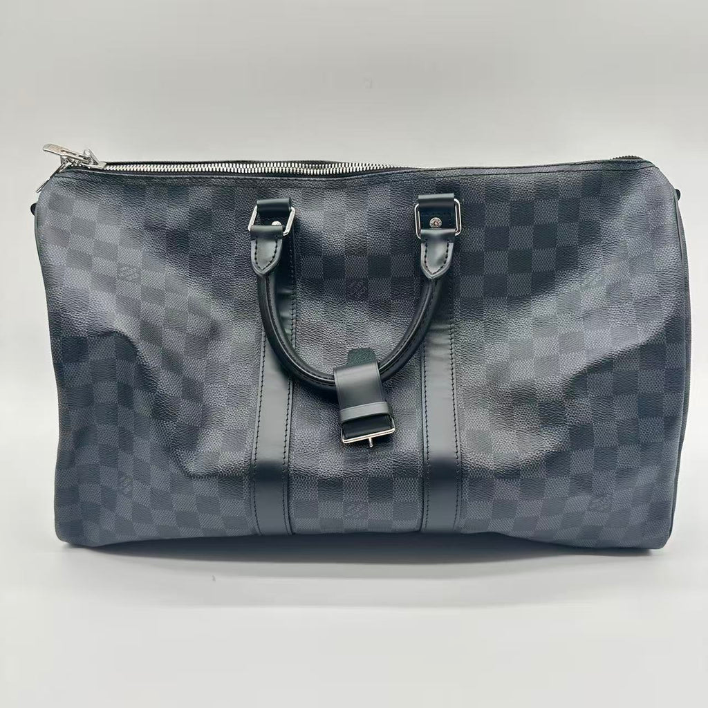 Keepall Bandouliere Bag Damier Graphite 45