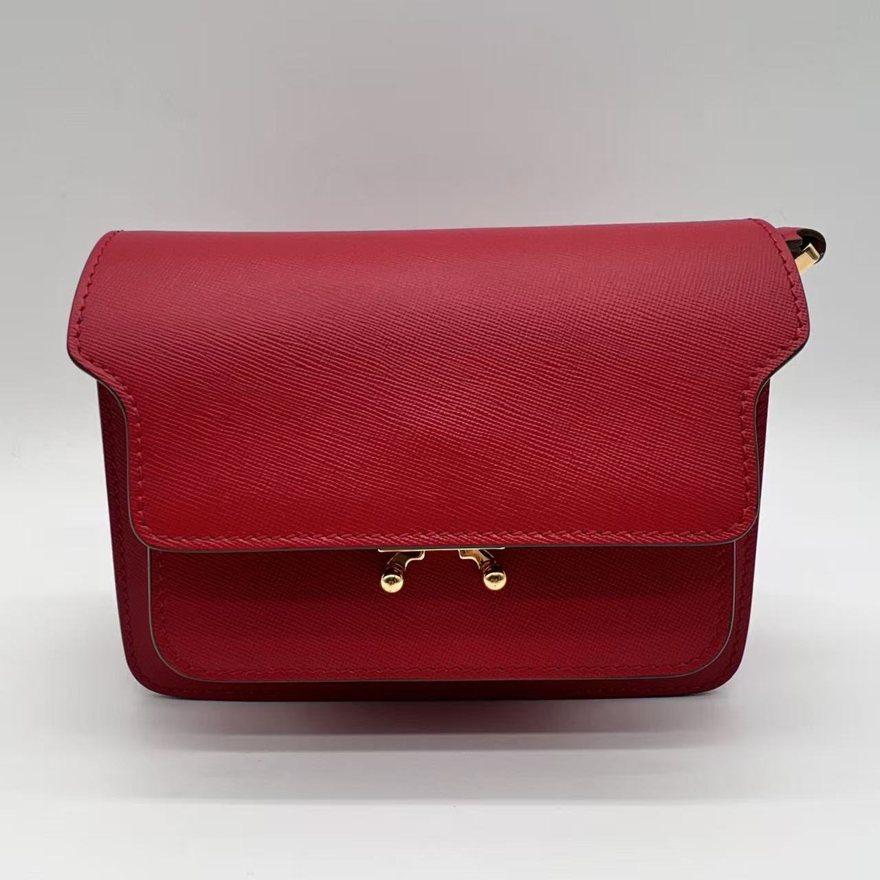 Red Leather Shoulder bag