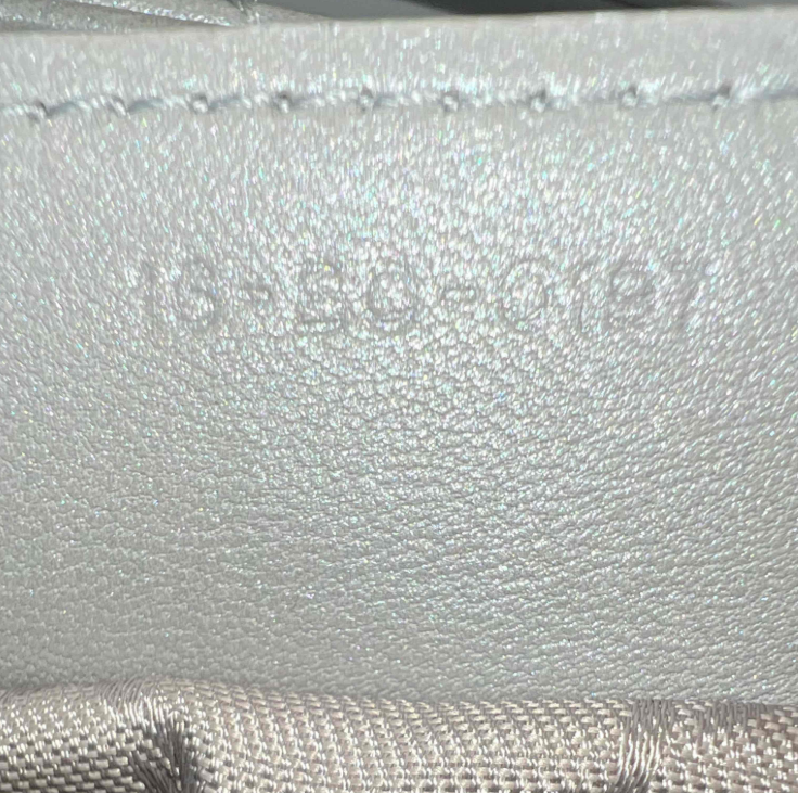 Lady Dior Bag Cannage Quilt Metallic Leather Medium B24536