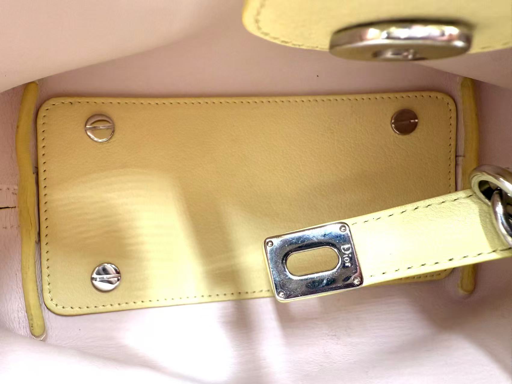 Dior Yellow Petal Bucket Bag