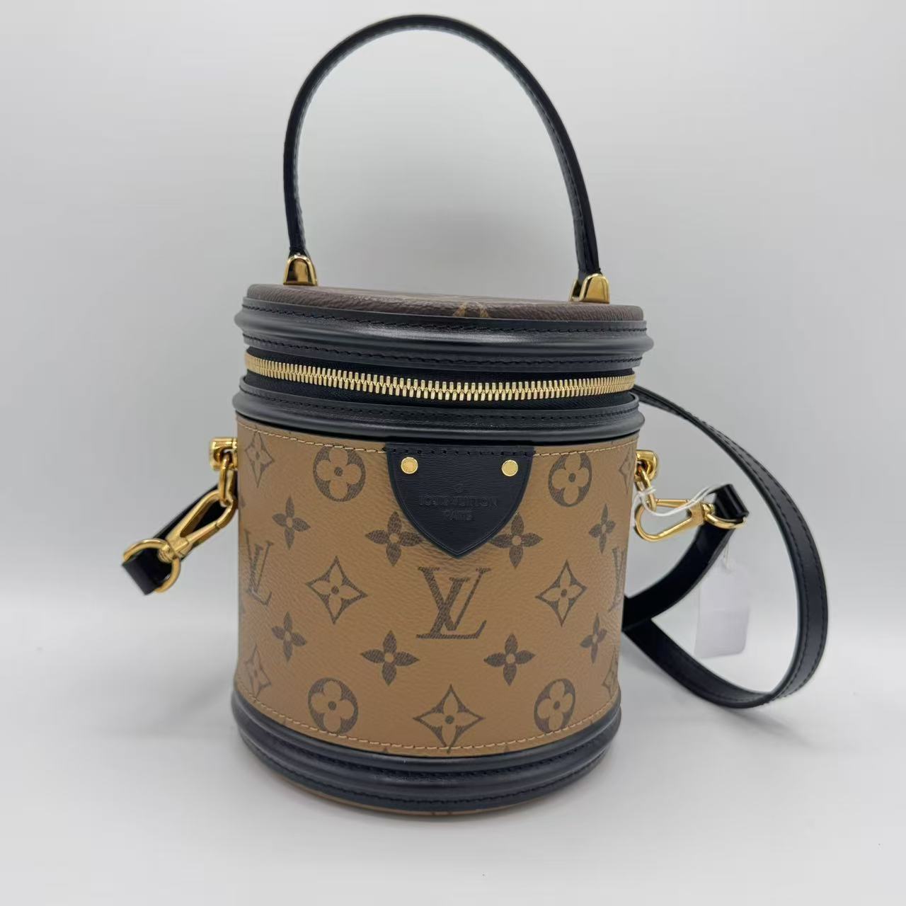 Cannes Handbag Reverse Monogram Canvas gisel