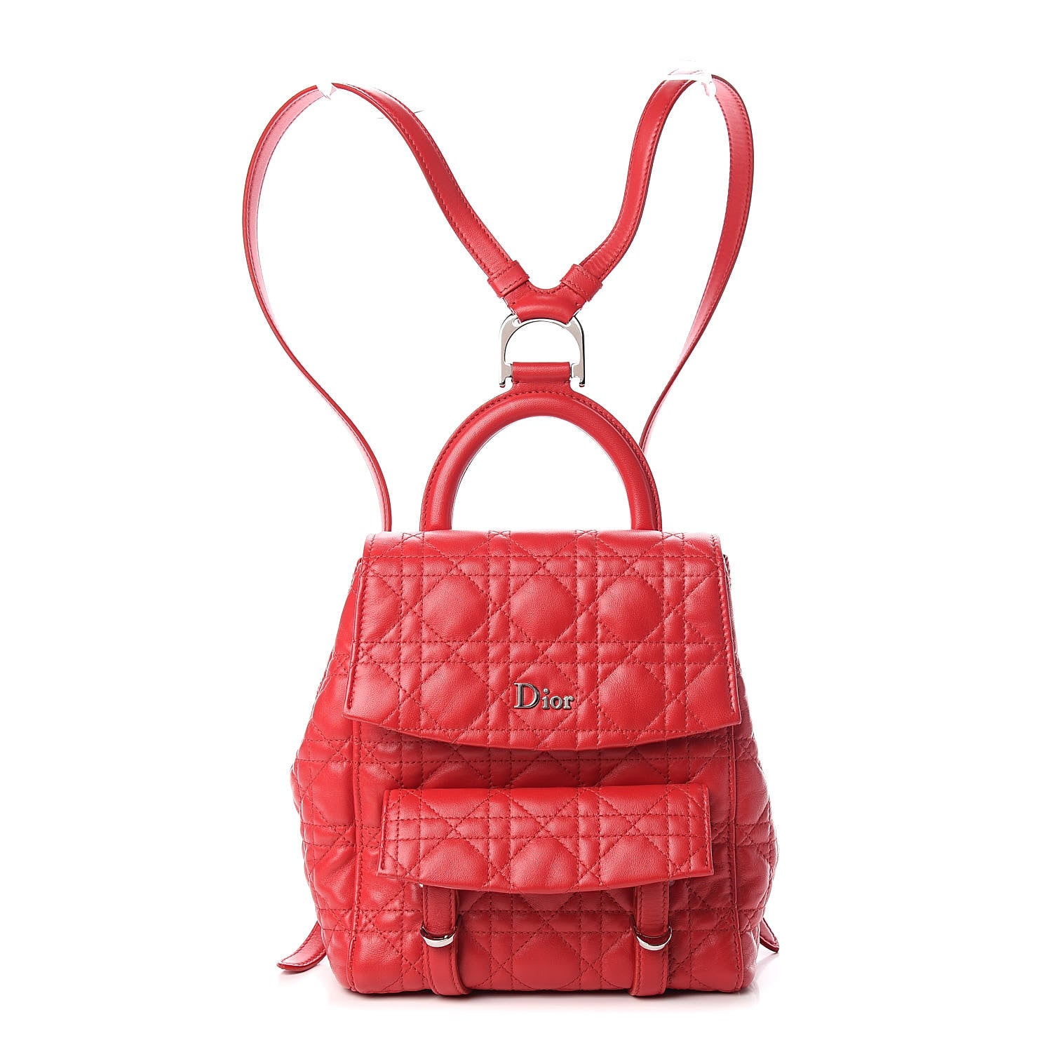 Stardust Backpack Cannage Quilt Leather Small Twins