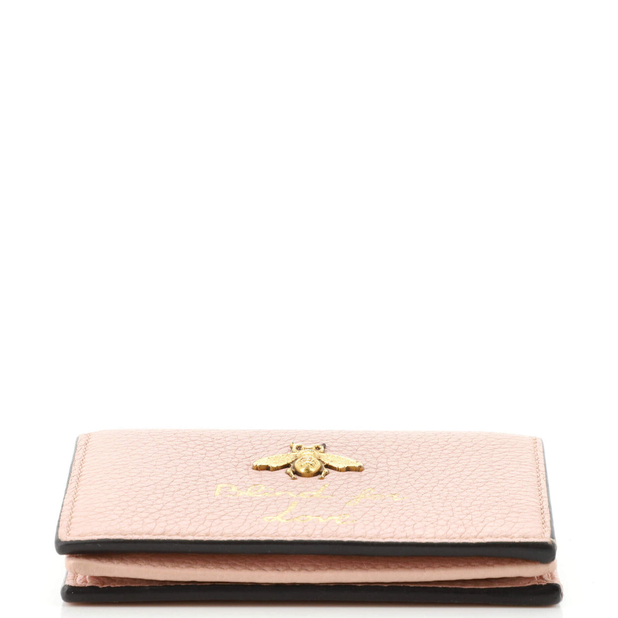 Animalier Flap Card Case Leather Wallet Twins