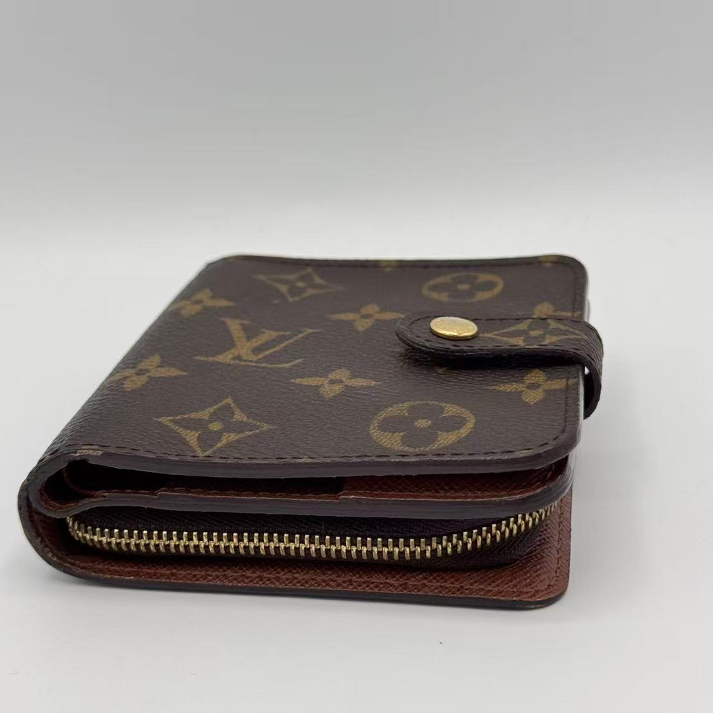 Compact Zippe Wallet Monogram Canvas