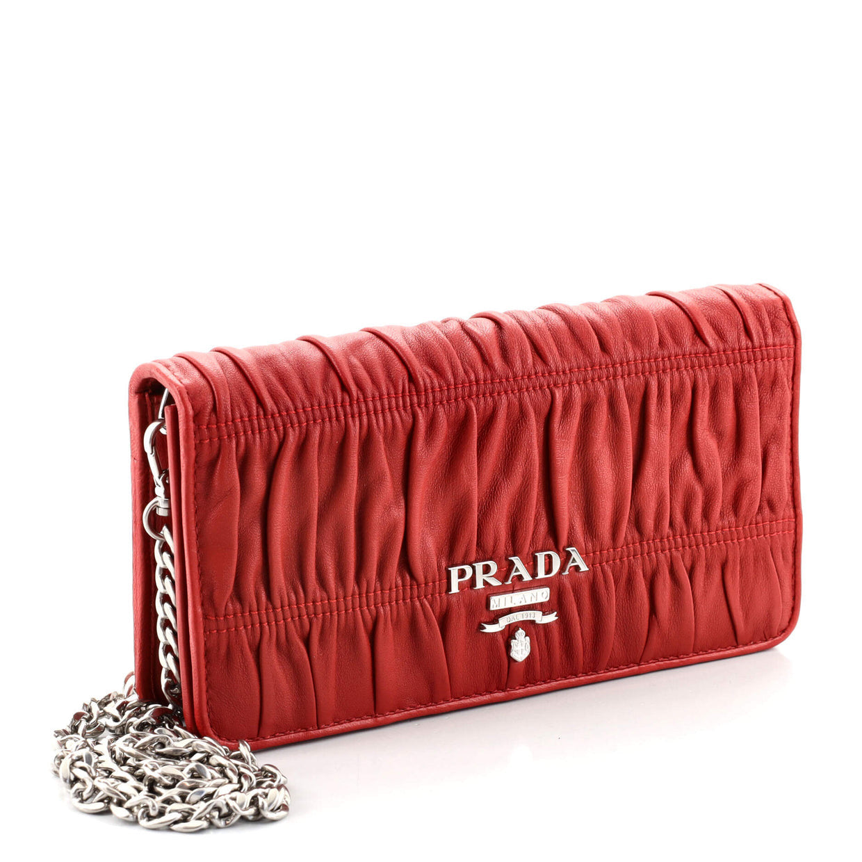 Chain Wallet Crossbody Nappa Gaufre Twins