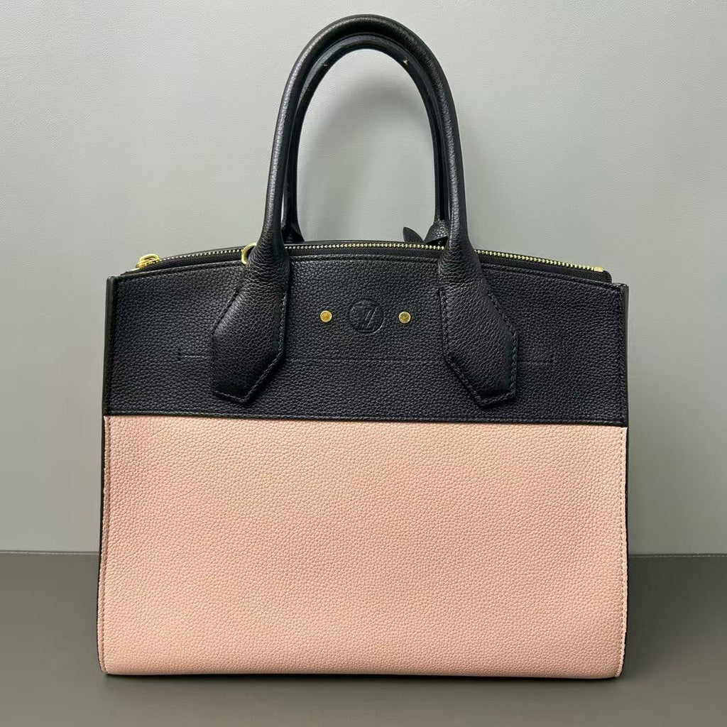 Louis Vuitton City Steamer MM  Bi-Color Calfskin Handbag LDZ0019