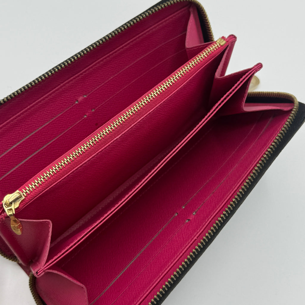 Multicolore Monogram Pattern Coated Canvas Zippy Wallet