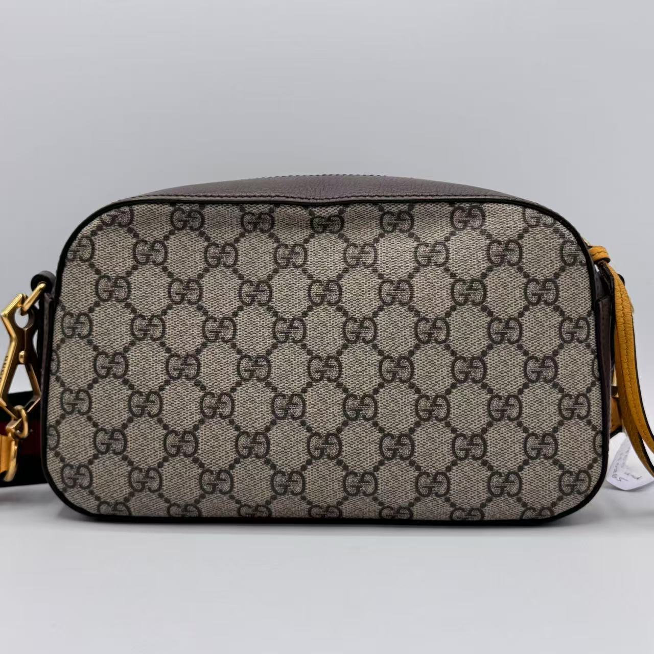 Gucci  GG Supreme Monogram Web Neo Vintage Shoulder Bag Beige New Acero Crop