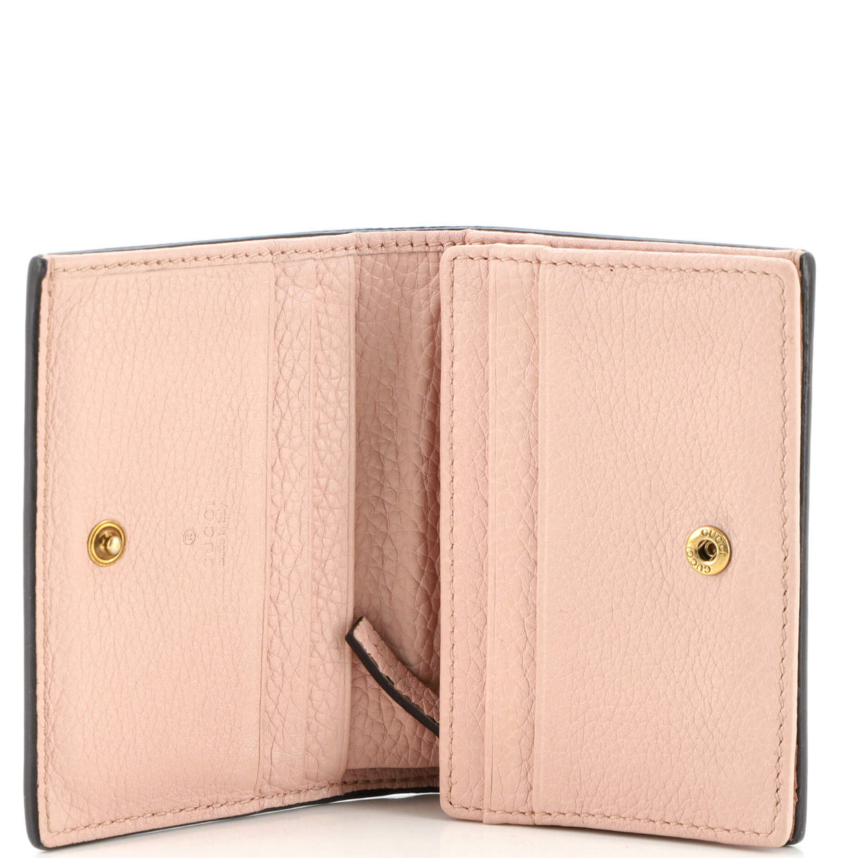 Animalier Flap Card Case Leather Wallet Twins