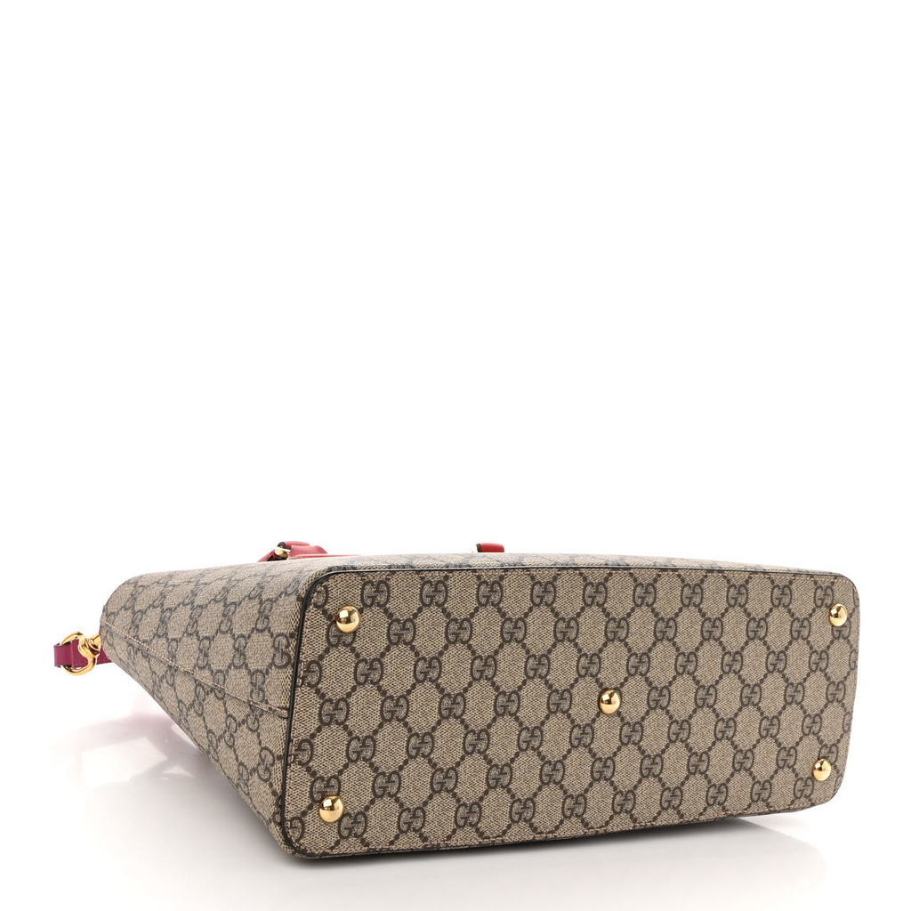 Linea A Convertible Tote GG Coated Canvas Small Twins