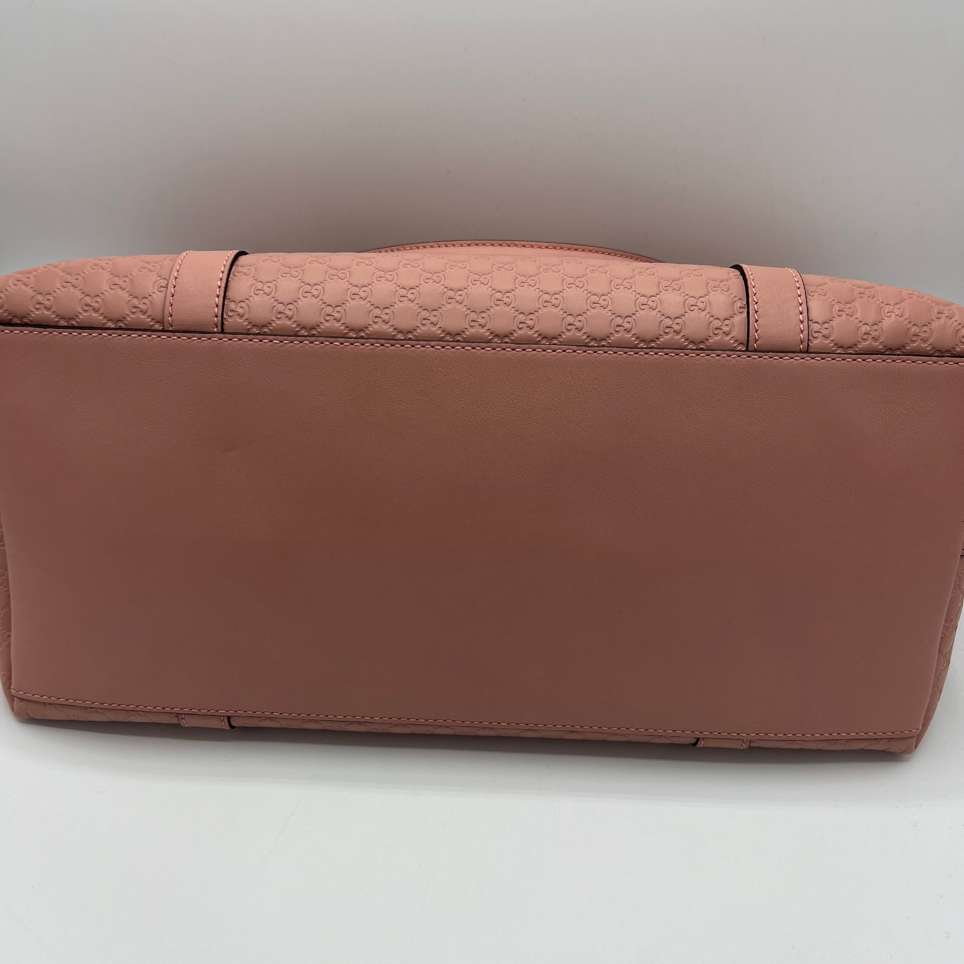 Britt Convertible Dome Satchel Microguccissima Medium Pink