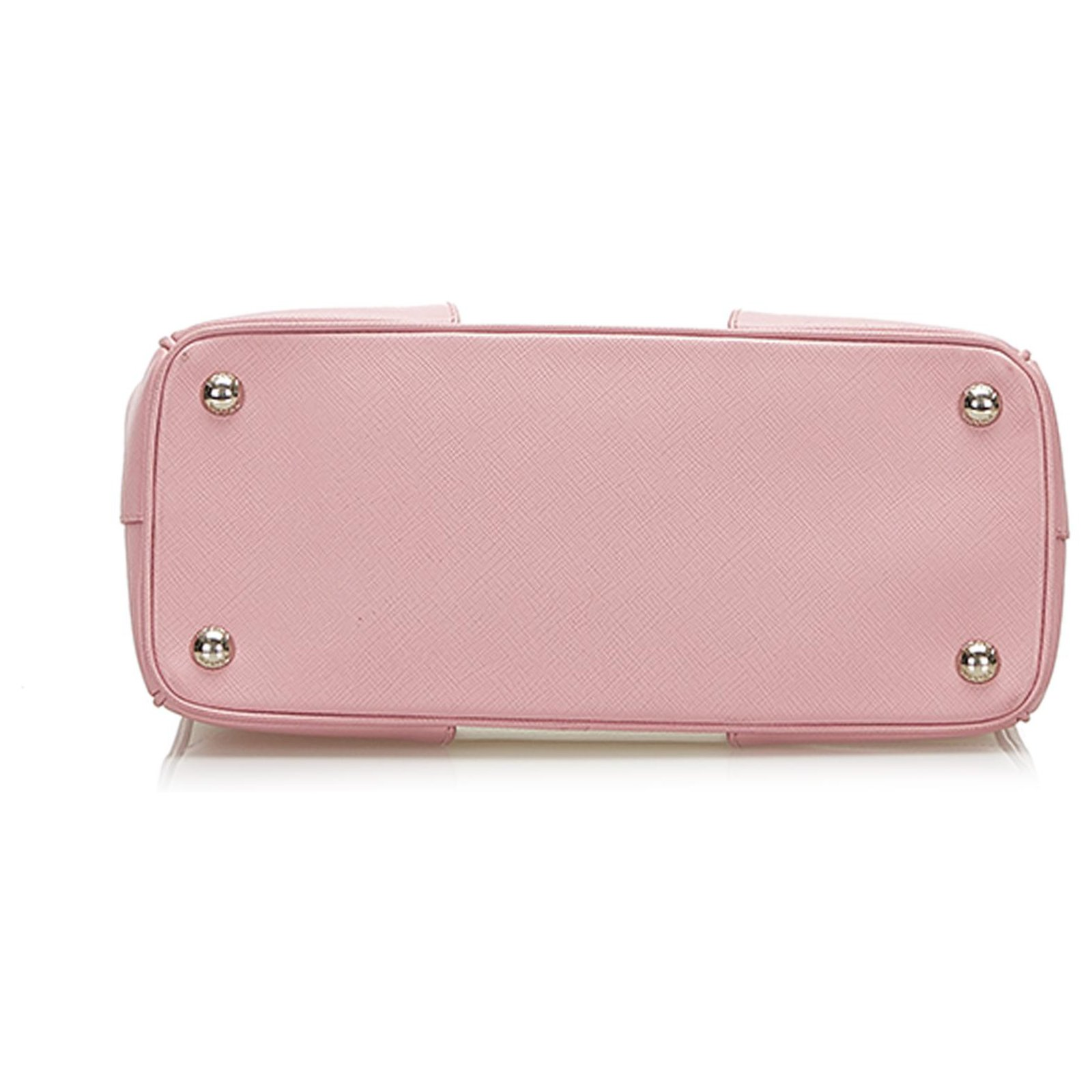 Saffiano Small Bi-Color Galleria Double Zip Tote Twins