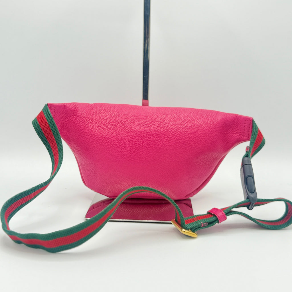 Logo Belt Bag Printed Leather Small