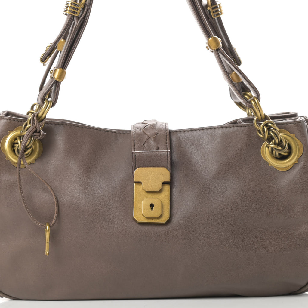 Nappa Intrecciato Napoli Shoulder Bag twins