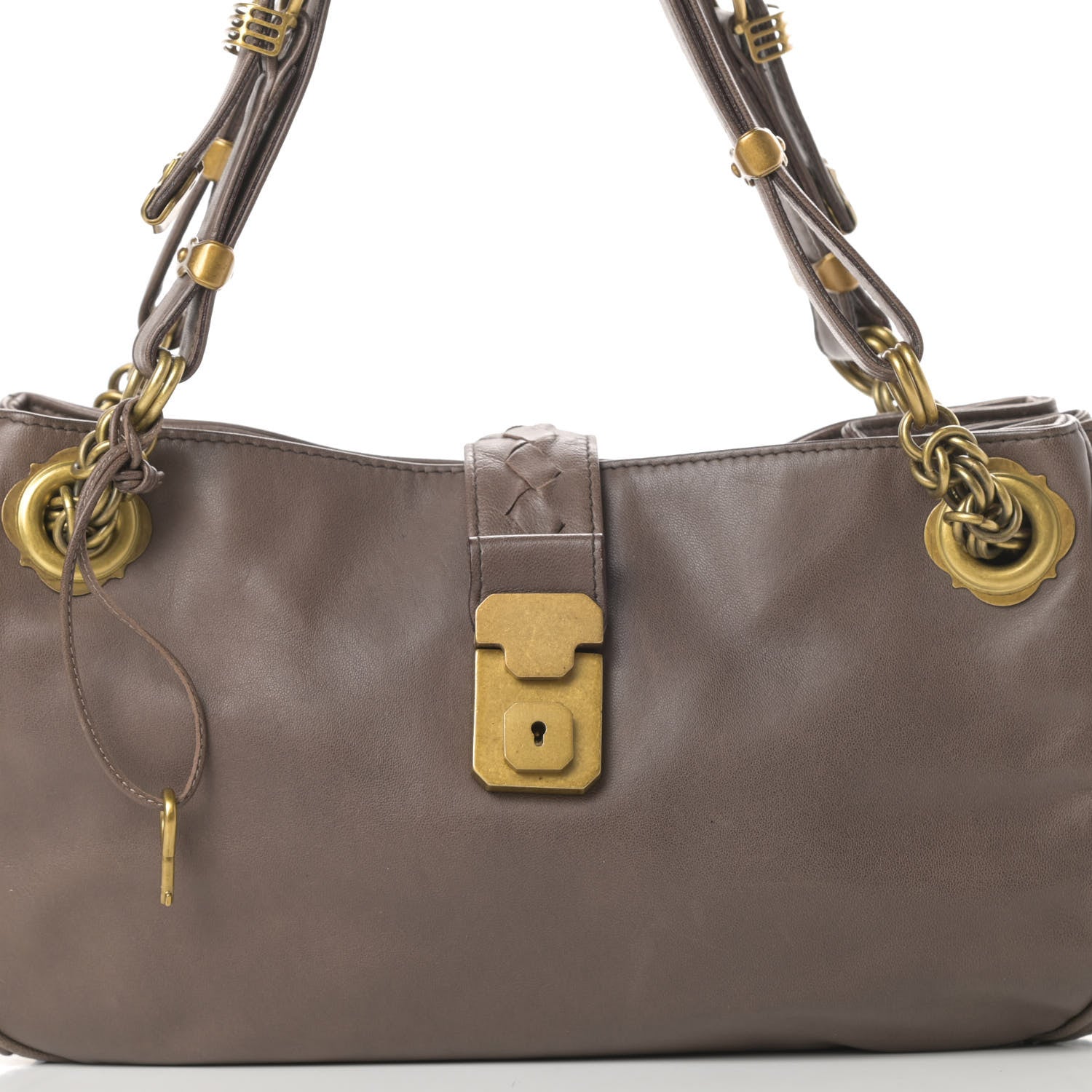 Nappa Intrecciato Napoli Shoulder Bag twins