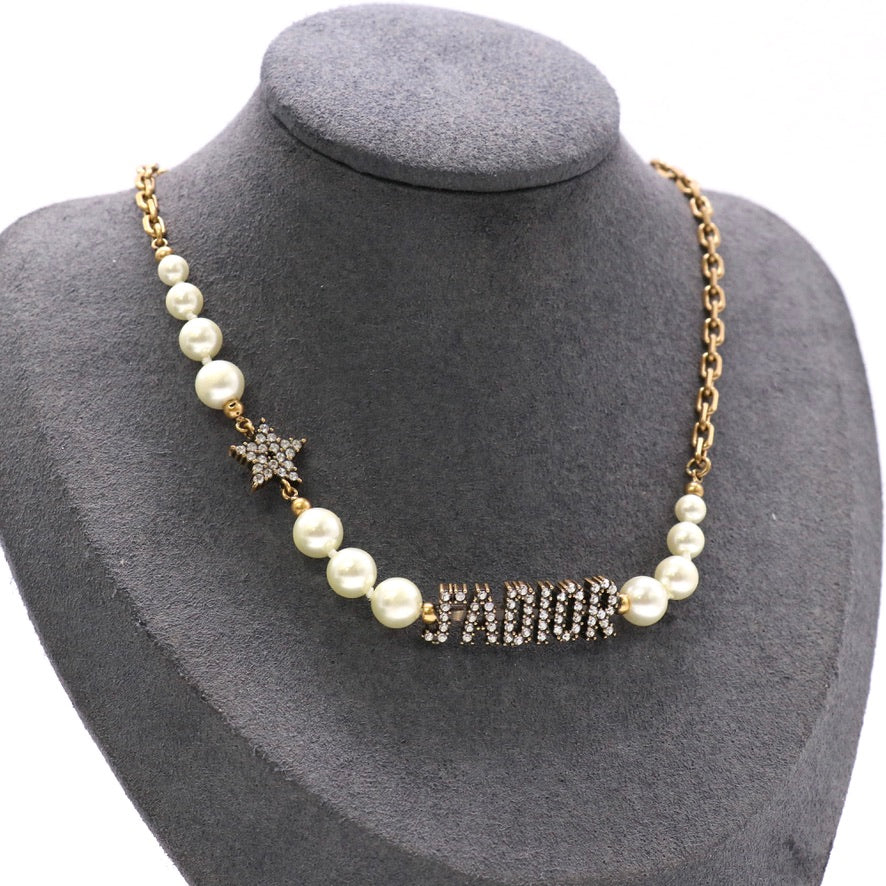 Dior J'Adior Star Choker Necklace twins LDZ1494