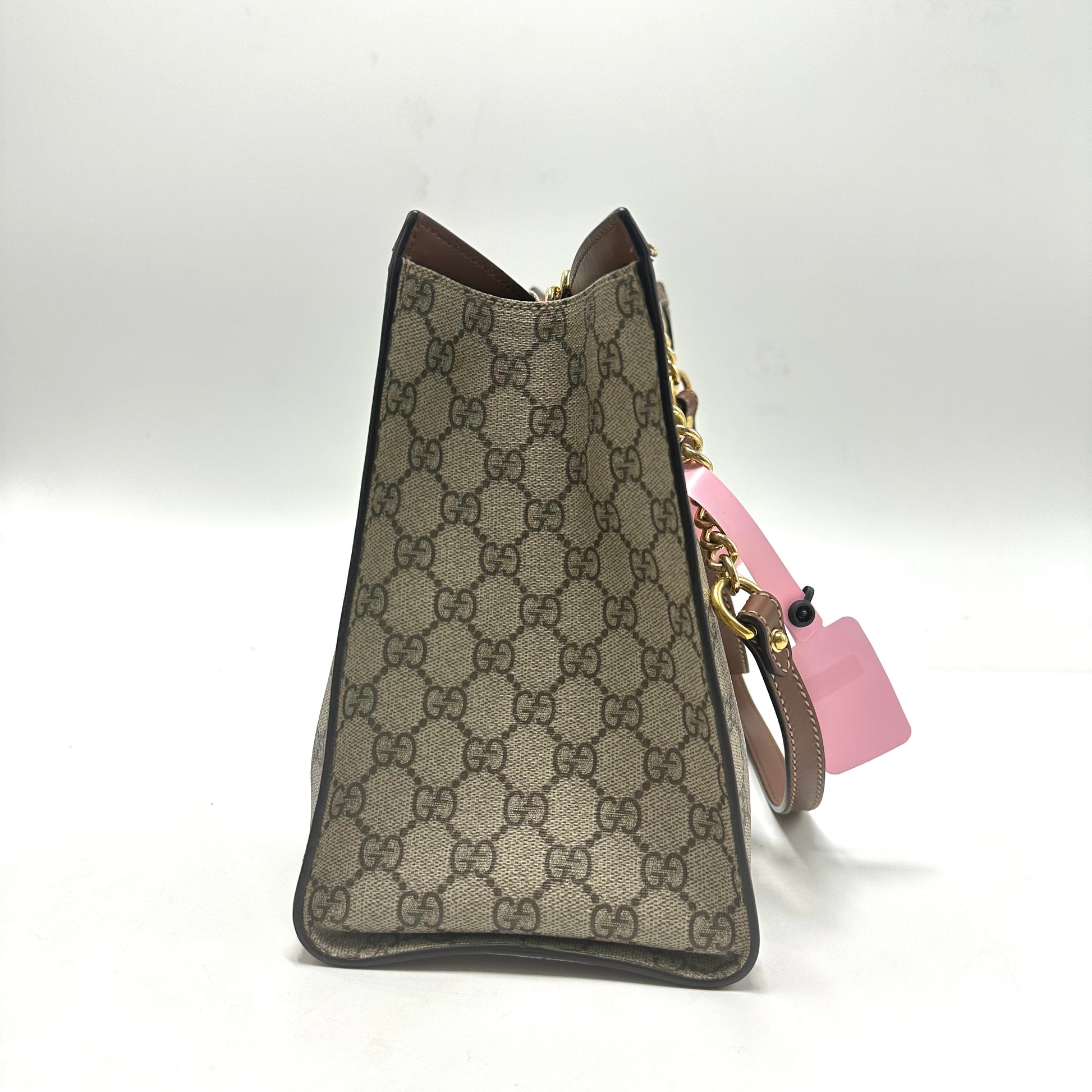 Padlock Chain Tote Guccissima Leather Medium twins