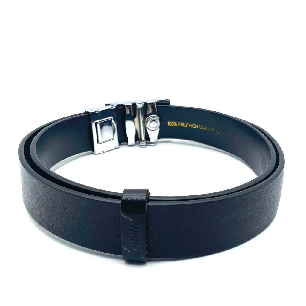 Men's Black Leather Belt