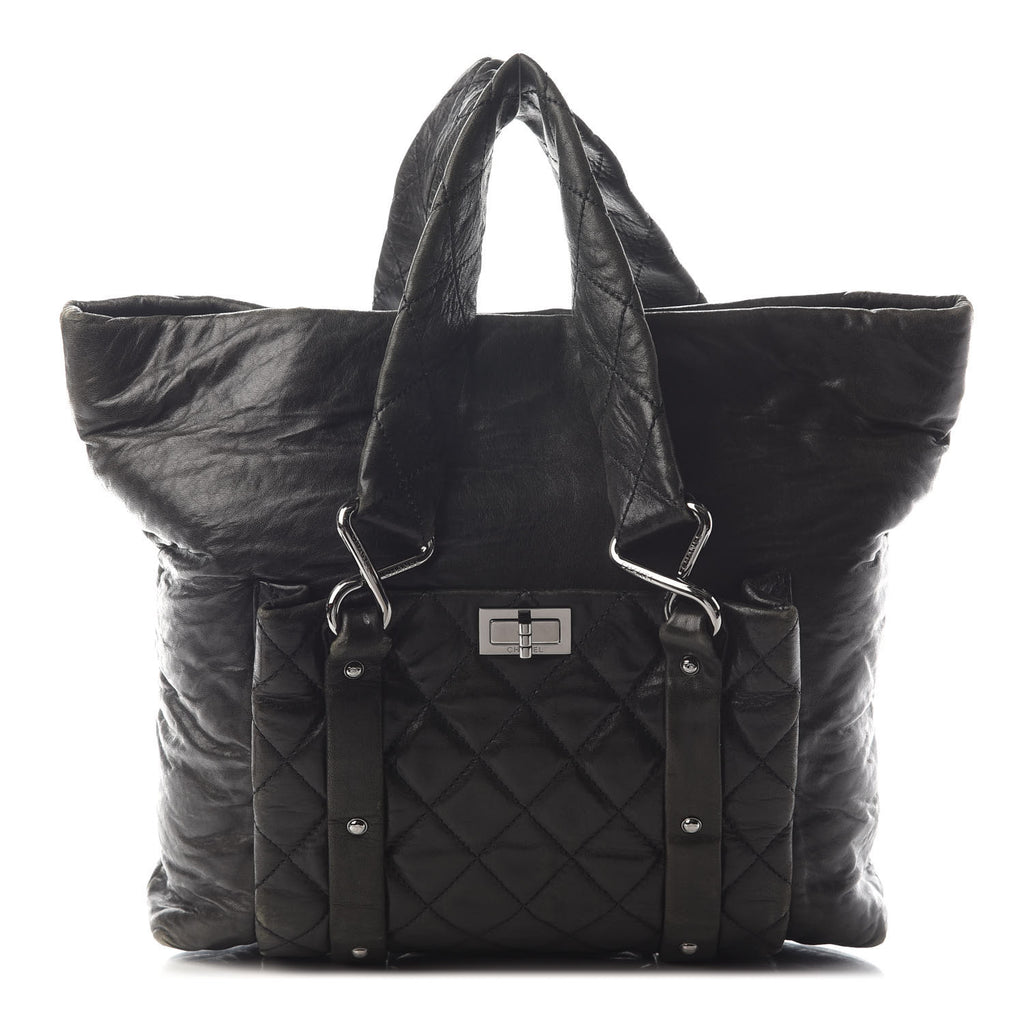 Black Reissue Eight Knots Tote Bag twins