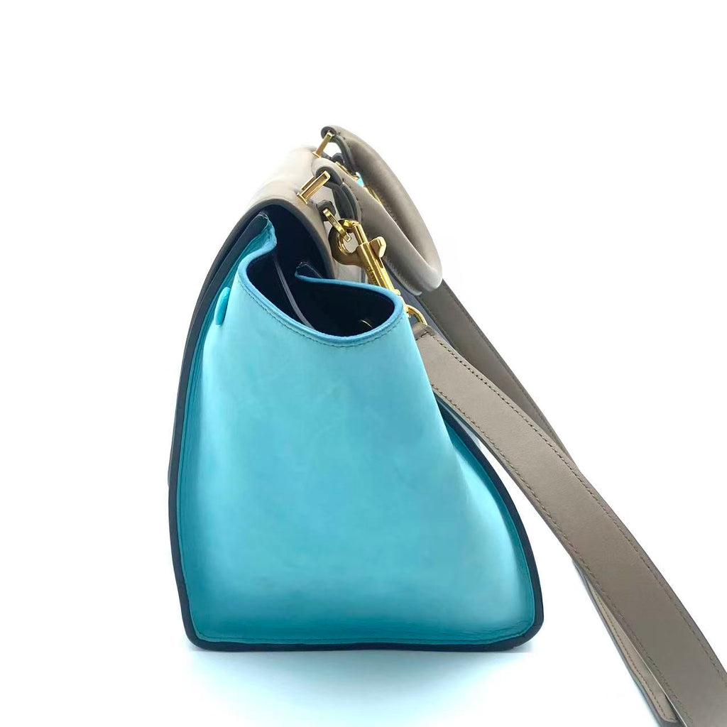Celine Trapèze leather handbag