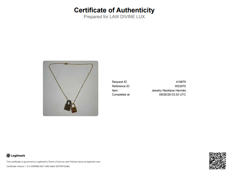 Hermes Swift O Kelly Pendant Twins W23070
