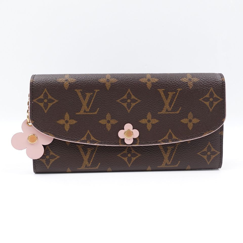 Monogram Emilie Wallet Fuchsia