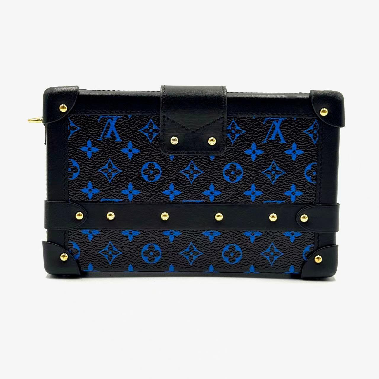 Monogram Petite Malle Blue Black For Gisel