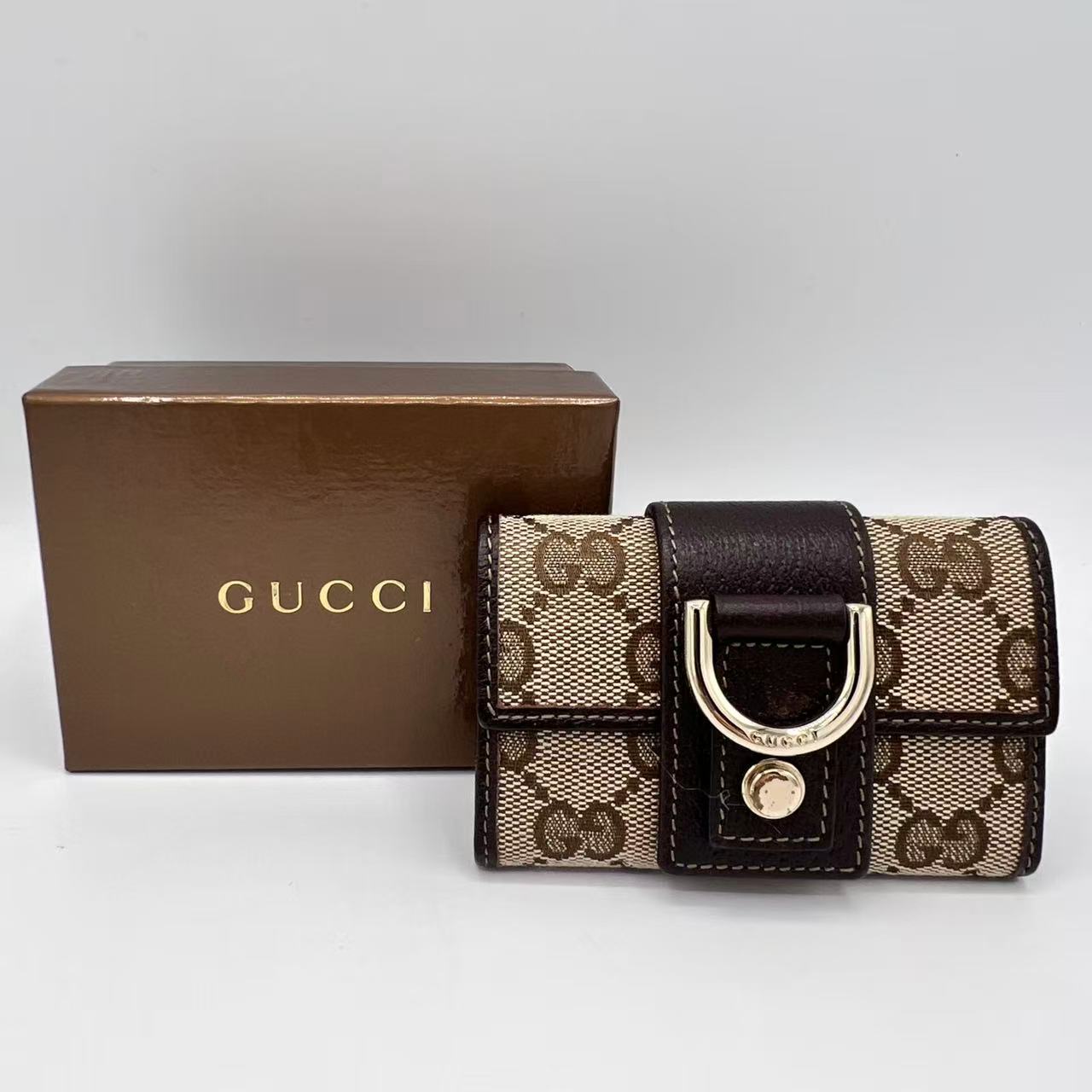 Horsebit Guccissima Canvas 6 Key Holder
