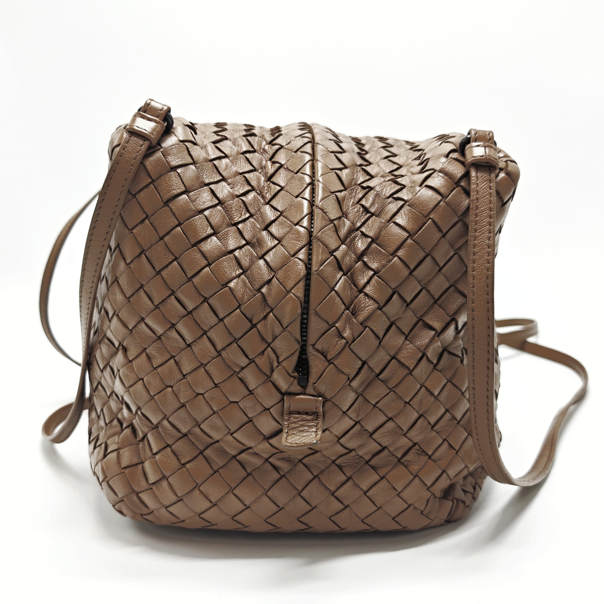 Intrecciato Messenger Bag twins