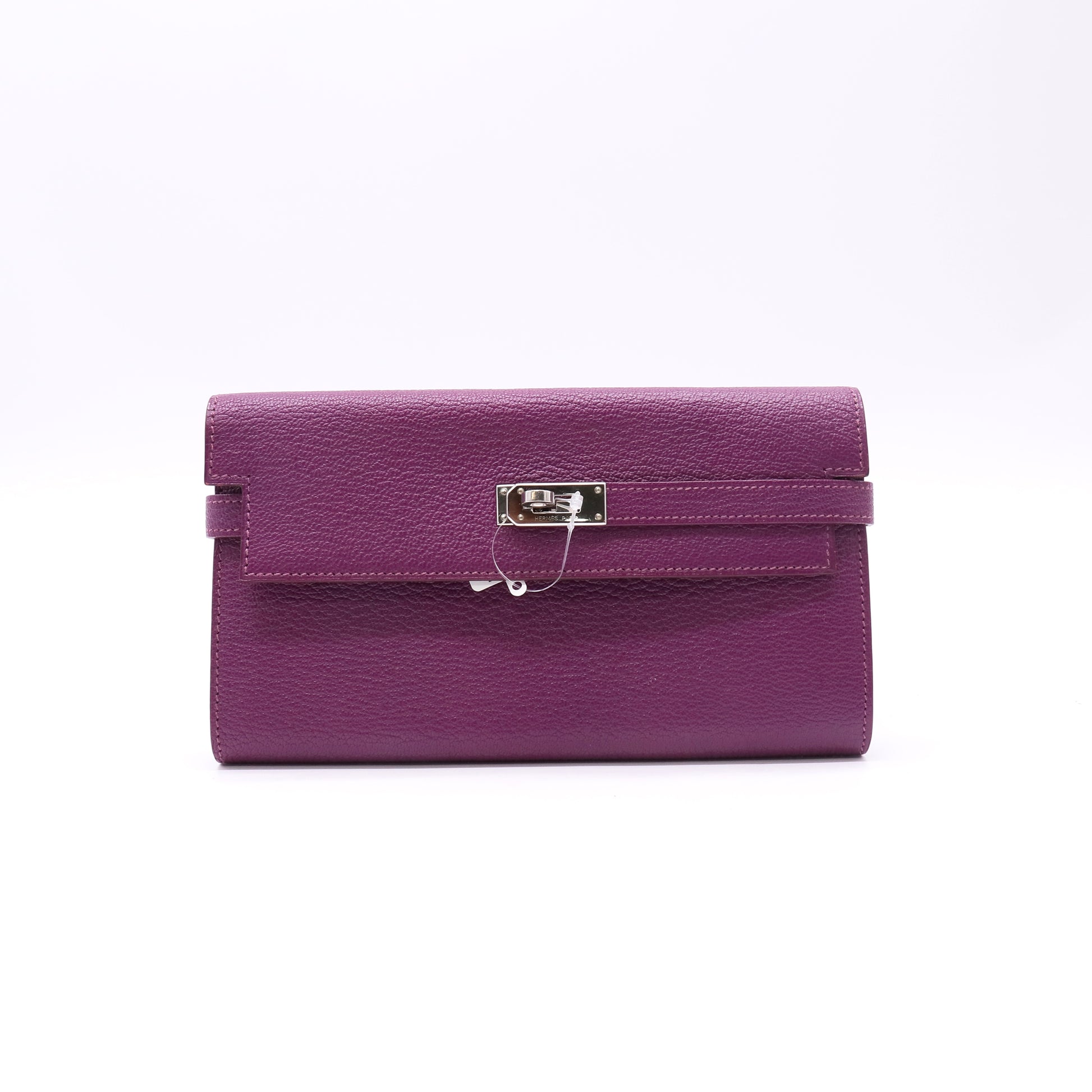 Hermes Kelly Longue Wallet Violet Twins LDJ5149