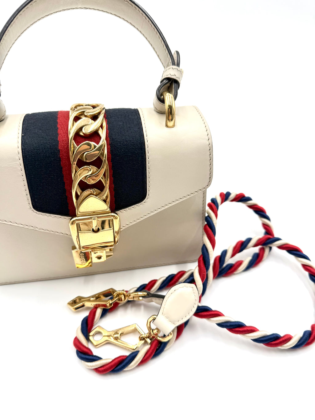 Sylvie Top Handle Bag Leather Mini