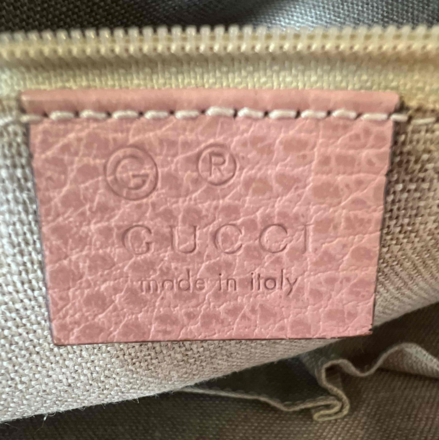 Gucci Dollar Calfskin GG Charm Satchel B24600