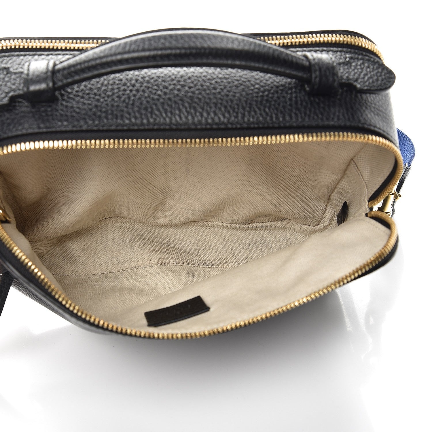 Animalier Top Handle Camera Bag Printed Leather Medium Twins