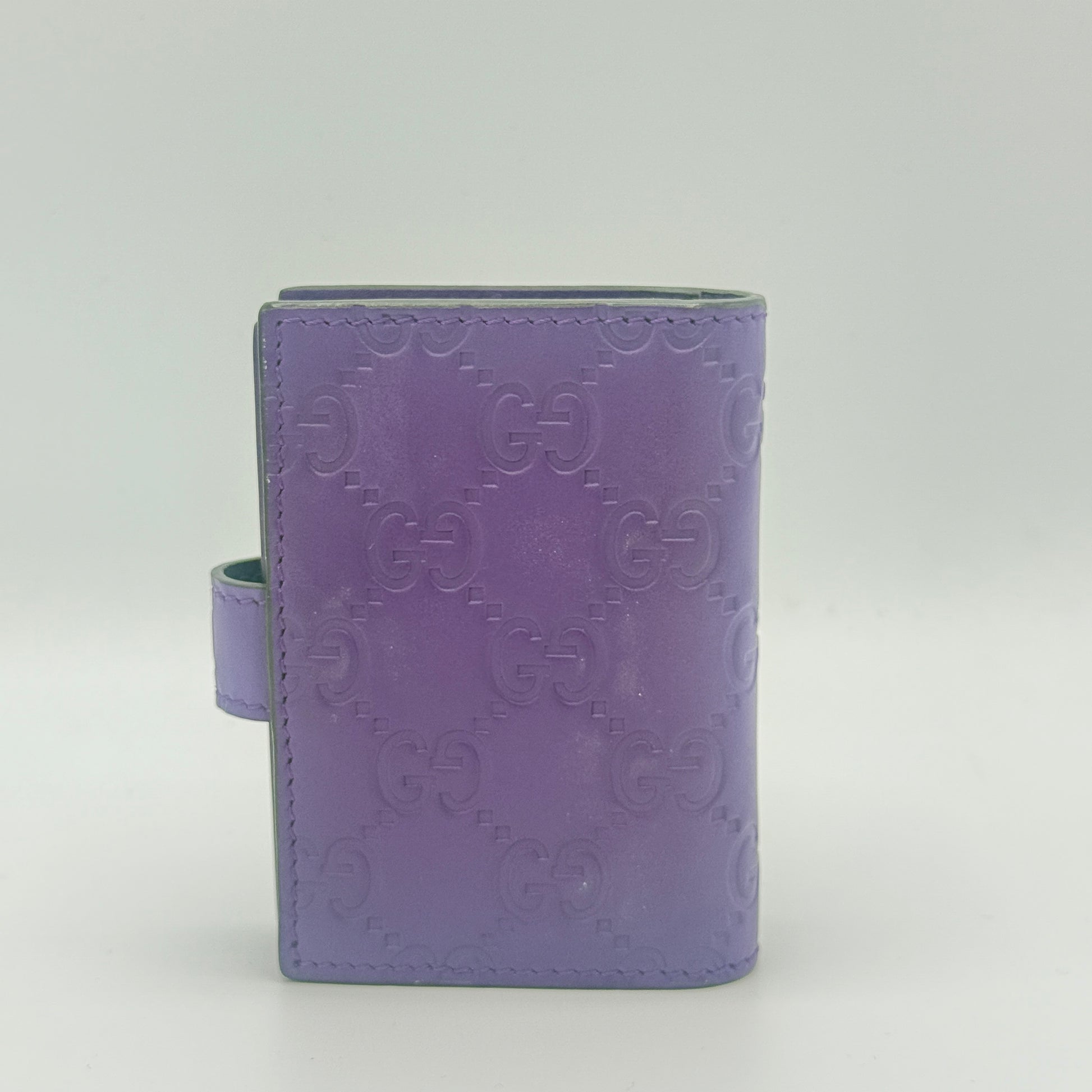 Purple Guccissima Card Holder