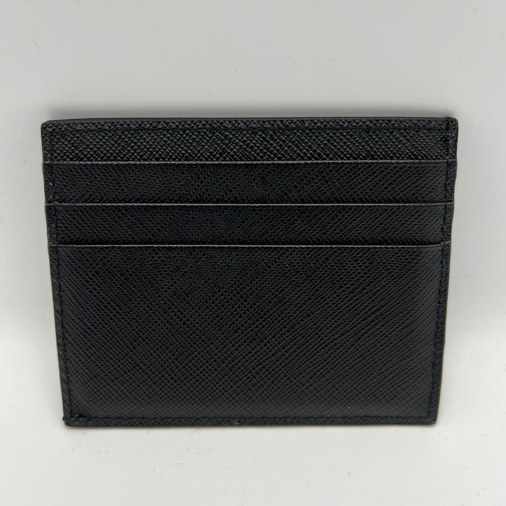 Saffiano Card Holder Black