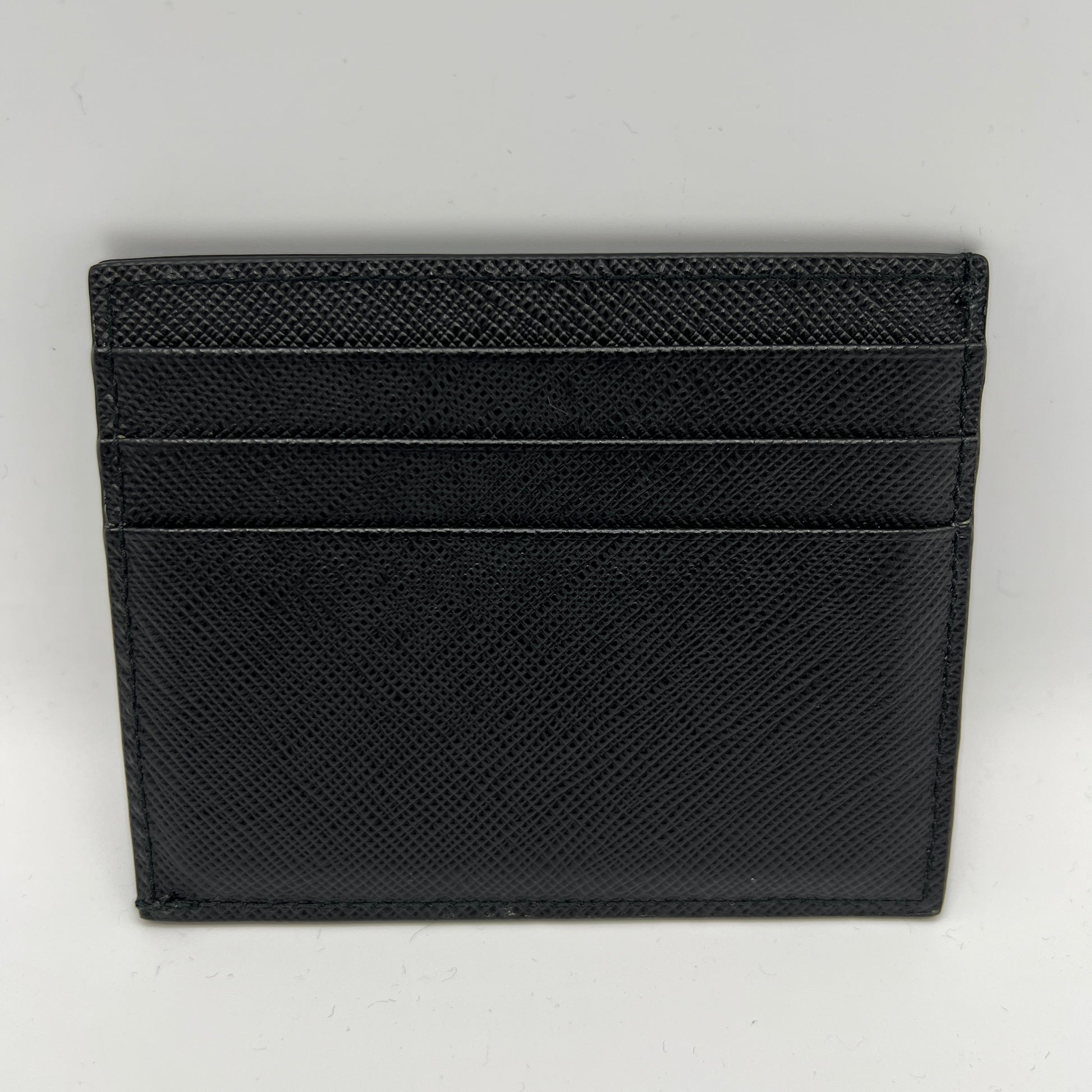 Saffiano Card Holder Black
