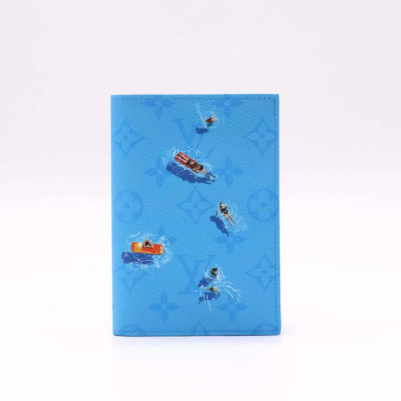Louis Vuitton monogram Small leather goods Sports Pocket Organizer Pool Blue twins LDJ5732
